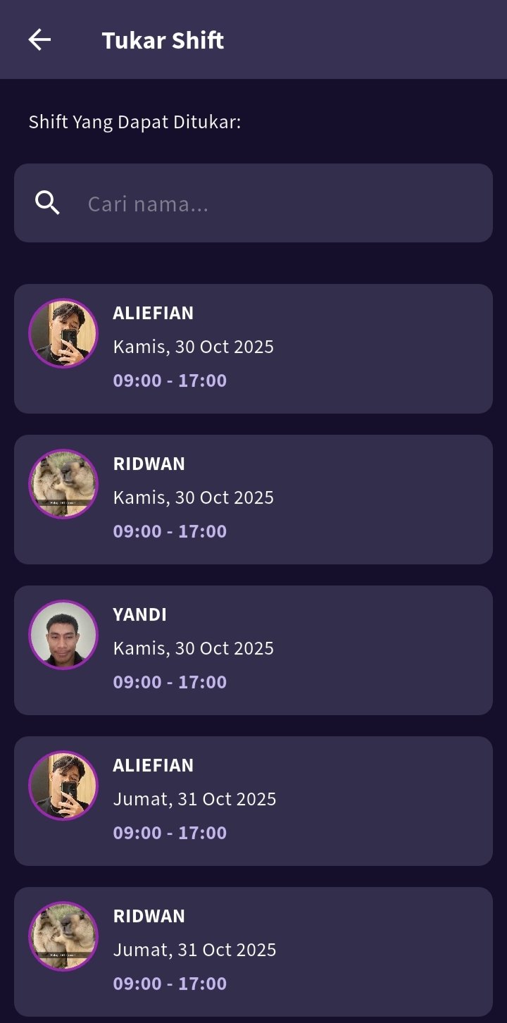 Tukar Shift Karyawan